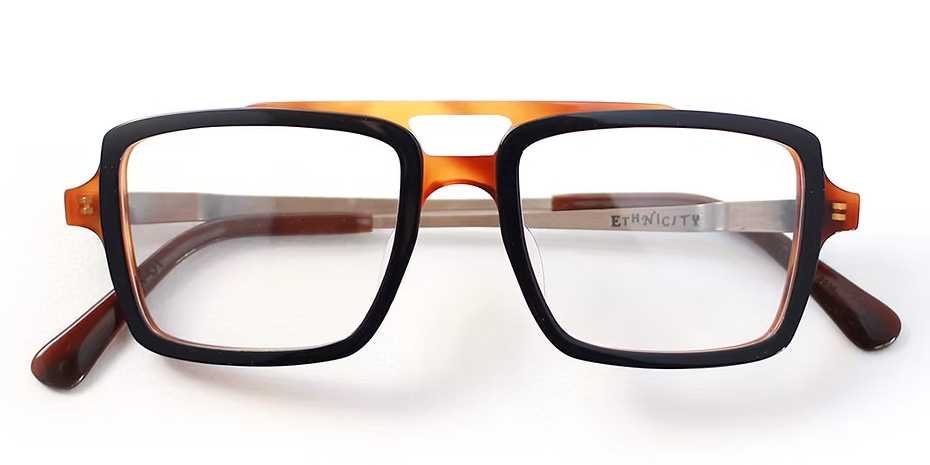 Brown, cateye frames with gradient fade at bridge